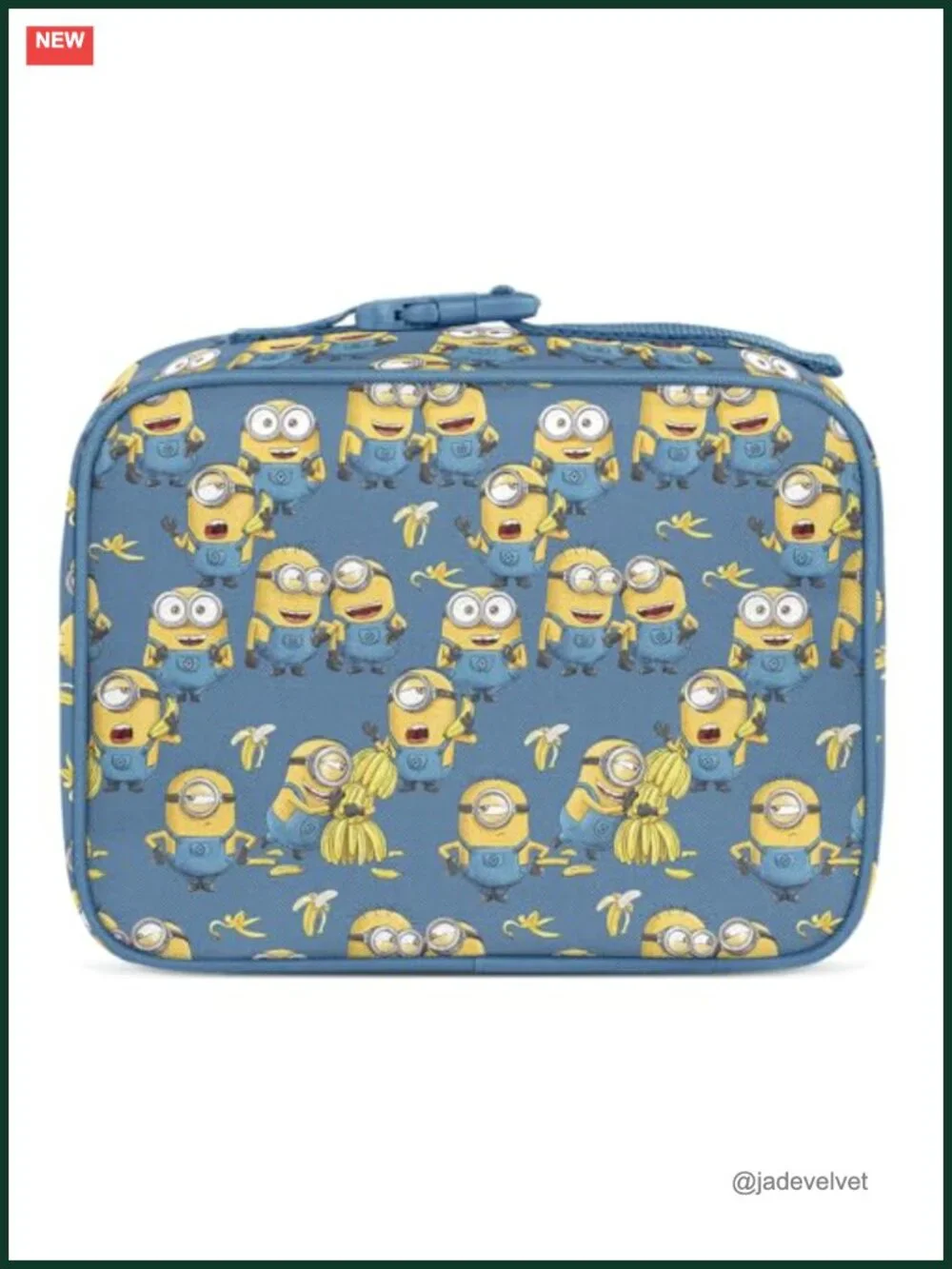 Kids Insulated Lunch Bag with Minions Print, Fits Bento Box, School Lunches,